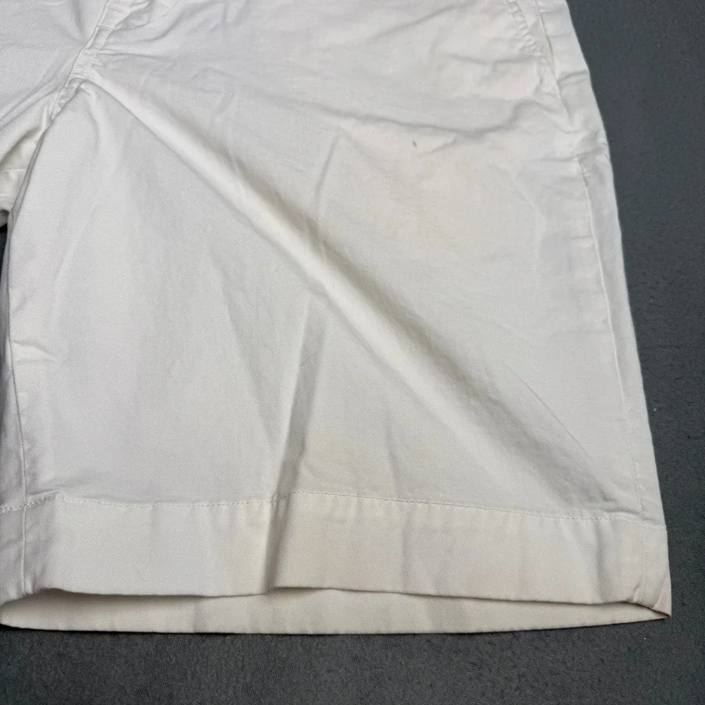 Polo Ralph Lauren Mens White Stretch Classic Fit Chino Shorts Size 38